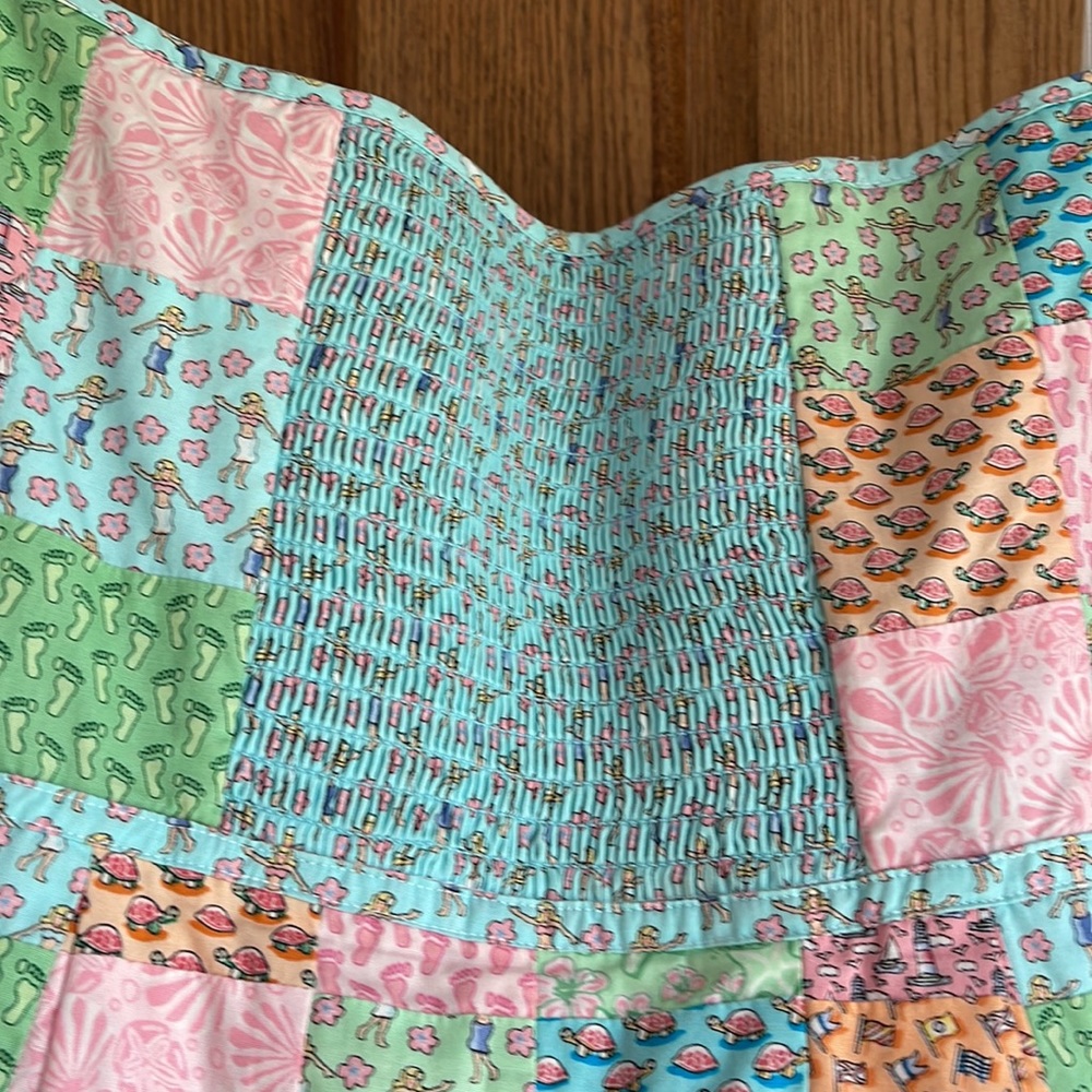 Vineyard Vines Patchwork Strapless Dress - image 3